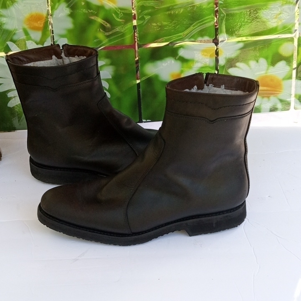 American Dexter USA Brogues Men's Boot, 11, Black Brown, Pre-owned